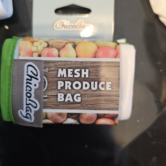 ChicoBag Reusable Produce Bag w/Drawstring Closure & Breathable Mesh - Set of 5 - Picture 2 of 5